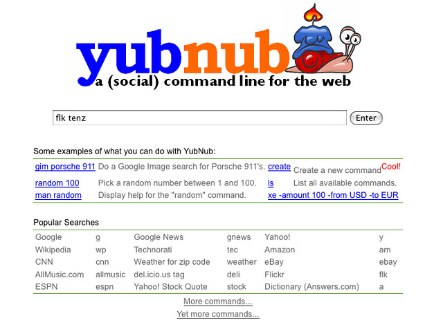 تعرف علي  YubNub